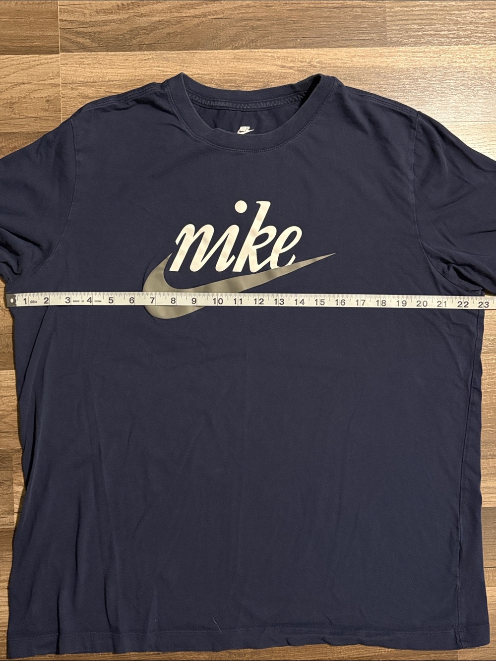 Nike Men's Navy Short-Sleeve Logo Tee - Picture 3 of 6